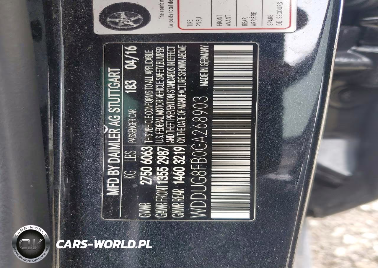 2016 Mercedes-Benz S 550 4Matic VIN:WDDUG8FB0GA268903 - 12