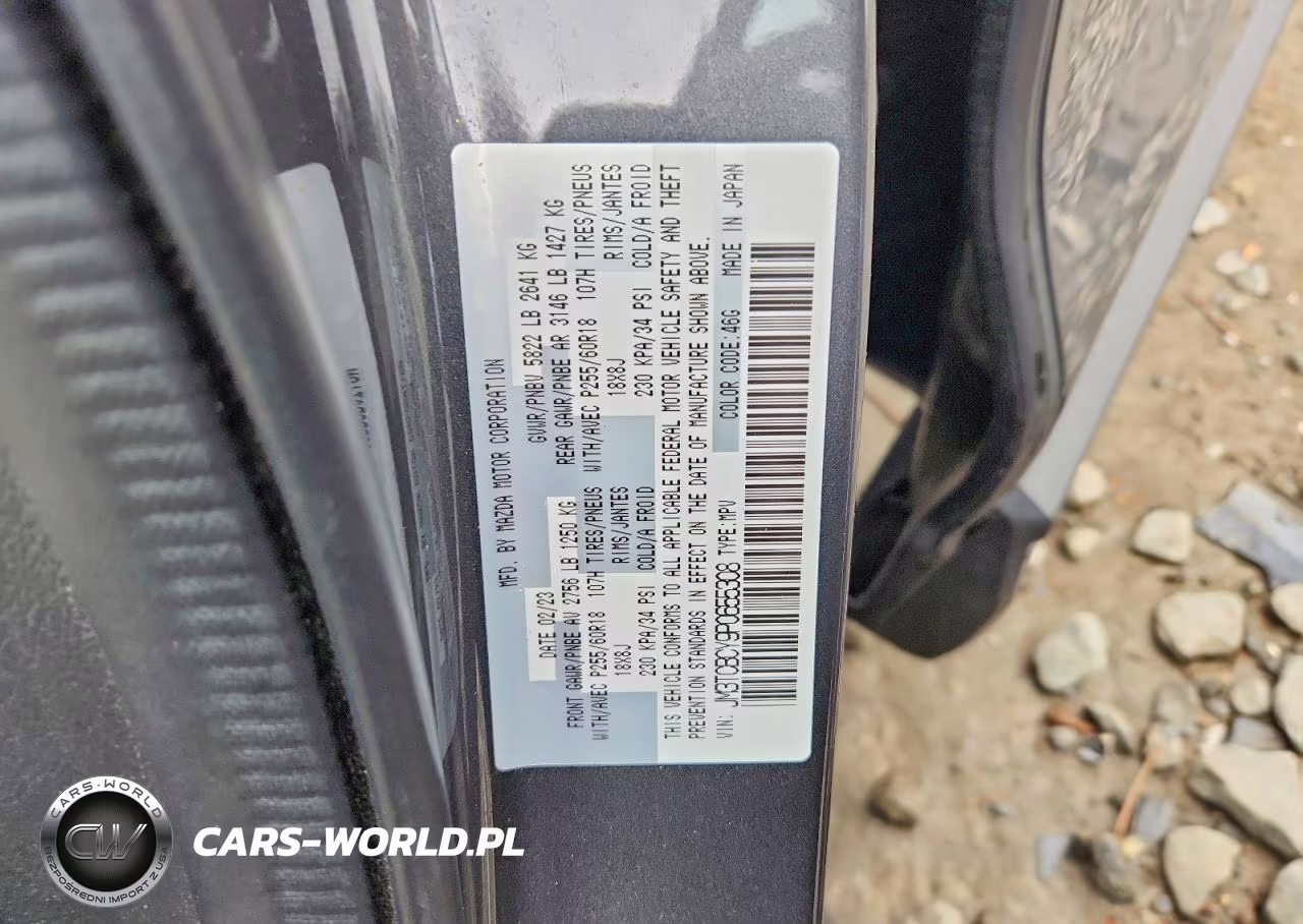 2023 Mazda Cx-9 Touring VIN:JM3TCBCY9P0655308 - 14