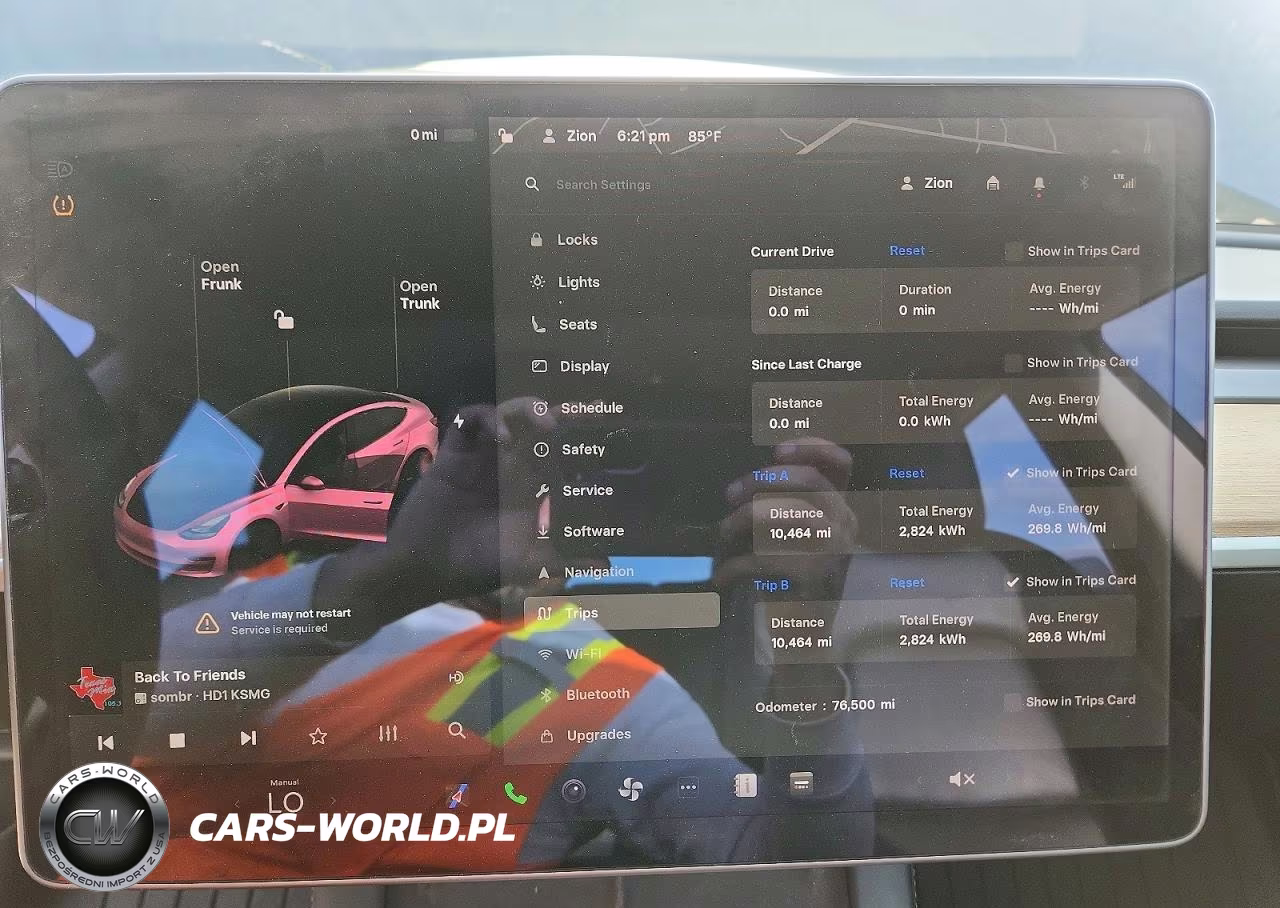 2021 Tesla Model 3 VIN:5YJ3E1EB7MF973866 - 9
