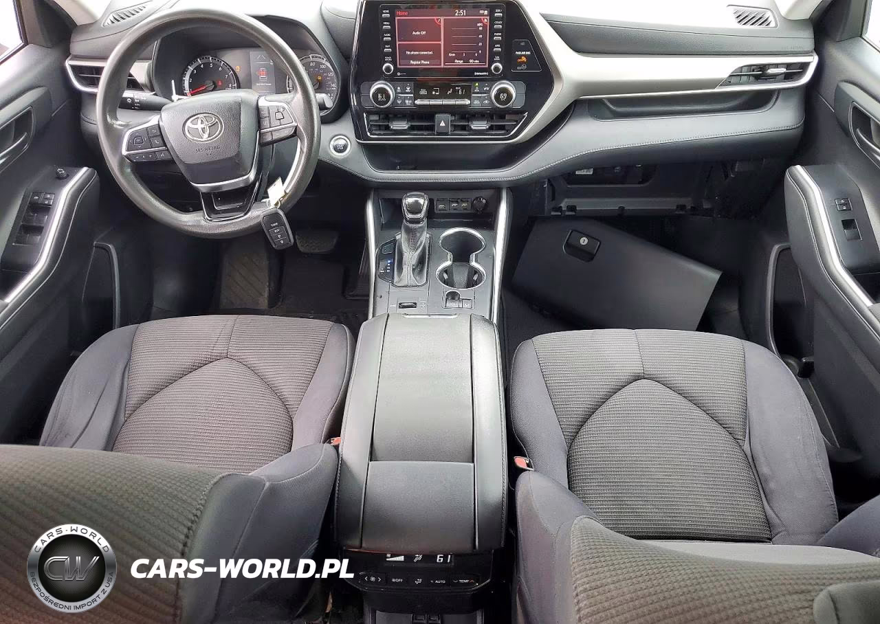 2021 Toyota Highlander L VIN:5TDCZRAH1MS084361 - 8