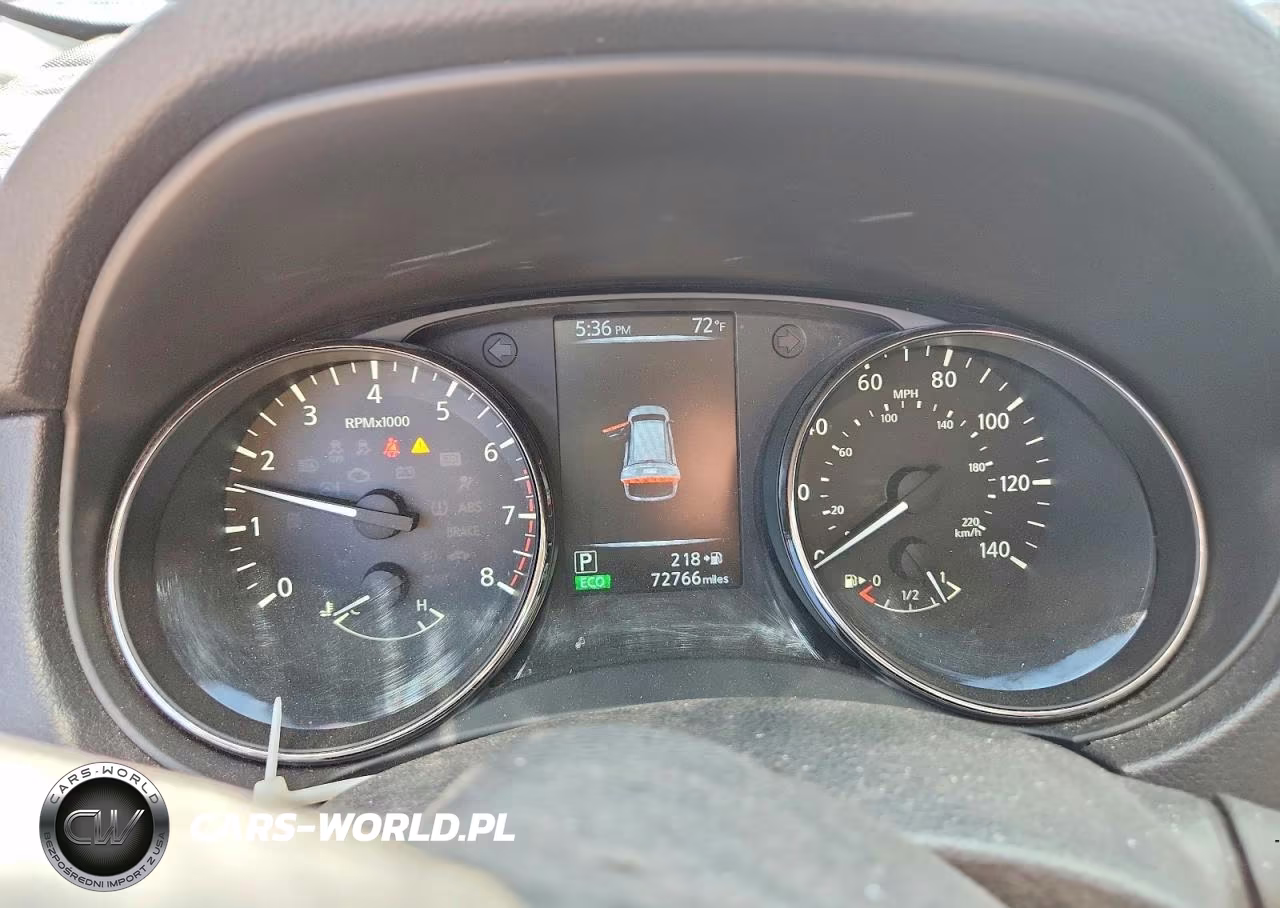 2017 Nissan Rogue Sv VIN:KNMAT2MV6HP593900 - 9