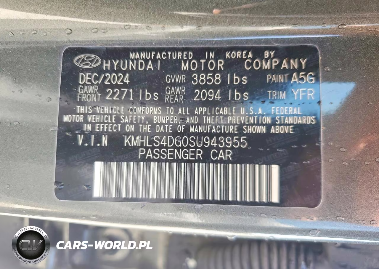 2025 Hyundai Elantra Sel VIN:KMHLS4DG0SU943955 - 13