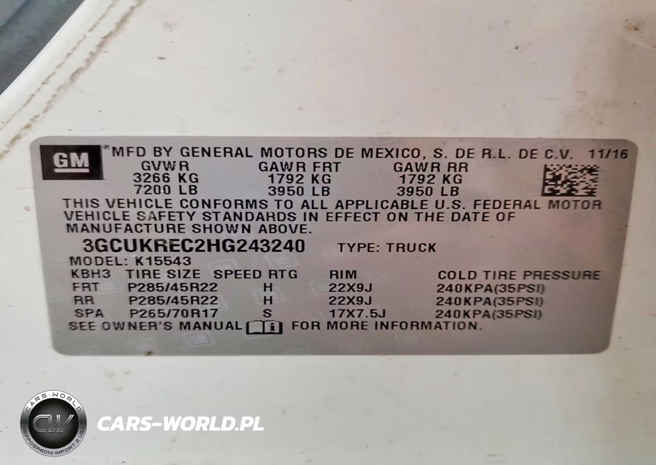 2017 Chevrolet Silverado K1500 Lt VIN:3GCUKREC2HG243240 - 12
