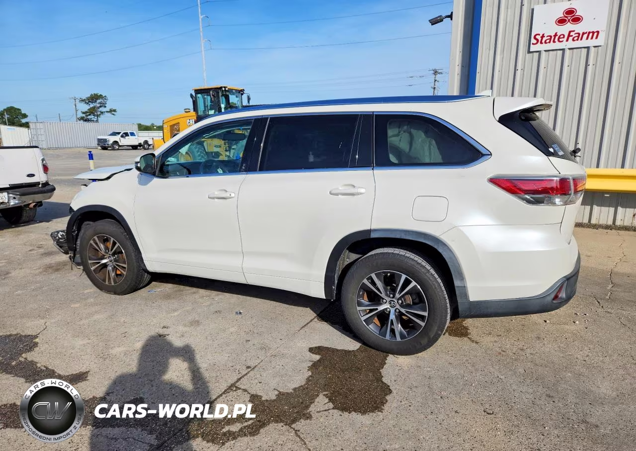 2016 Toyota Highlander Xle VIN:5TDKKRFH6GS136287 - 2