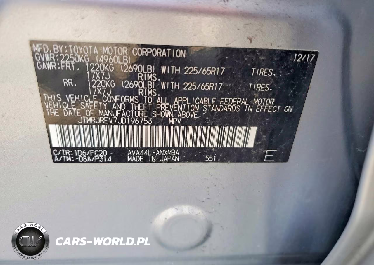 2018 Toyota Rav4 Hybrid Le VIN:JTMRJREV7JD196753 - 13