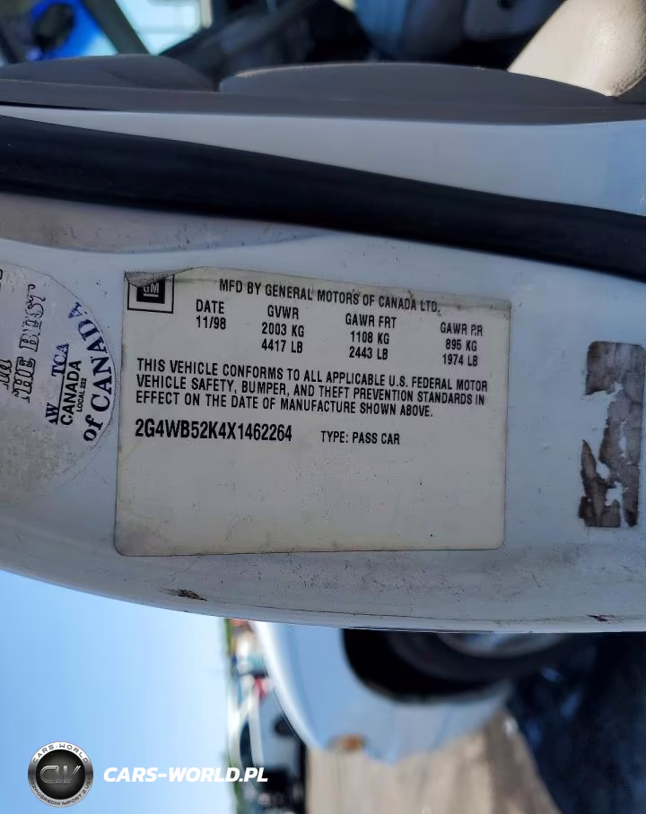 1999 Buick Regal Ls VIN:2G4WB52K4X1462264 - 12