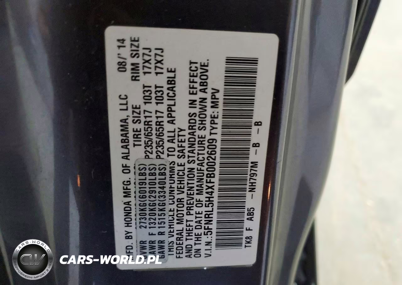 2015 Honda Odyssey Ex VIN:5FNRL5H4XFB002609 - 13
