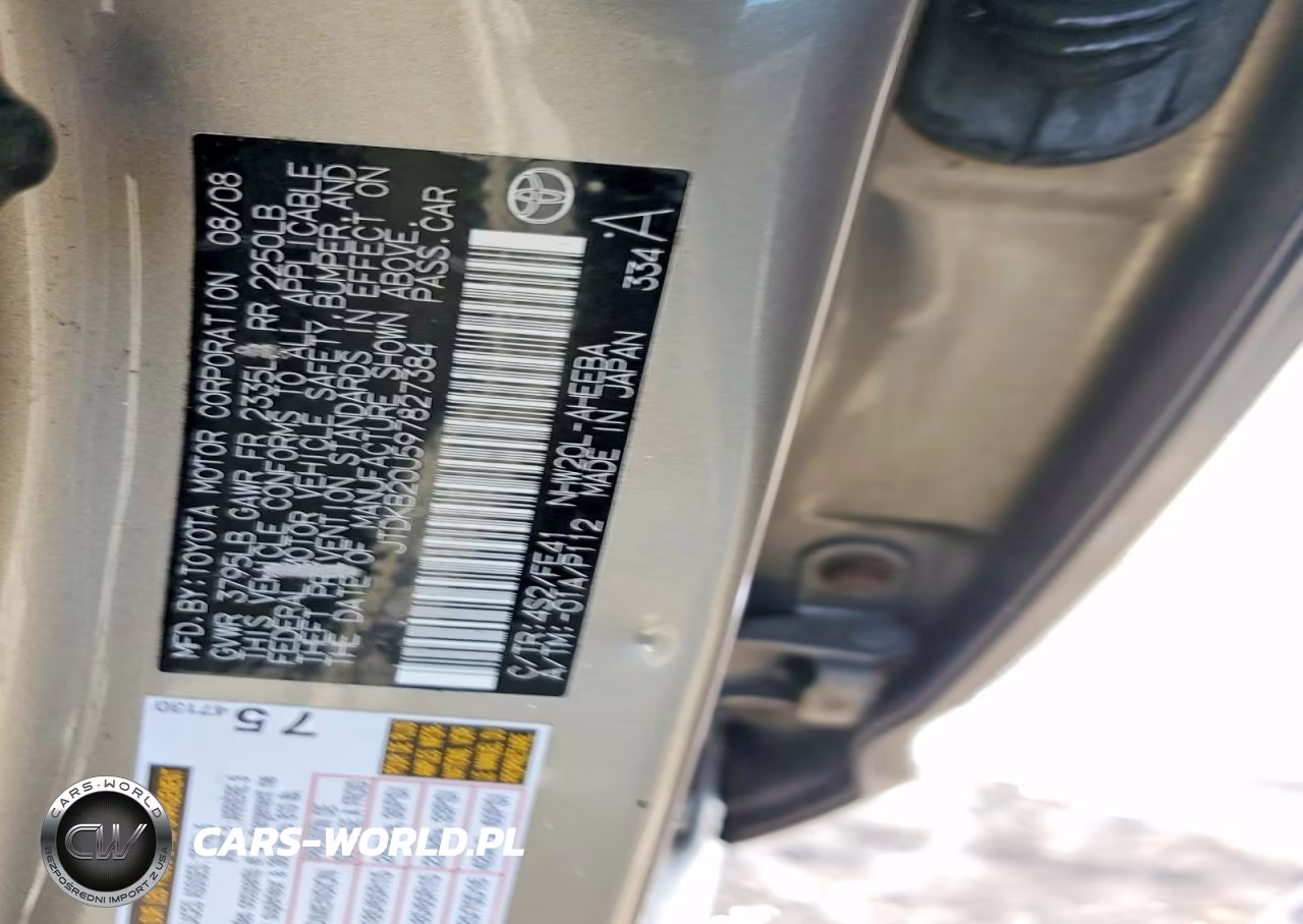 2009 Toyota Prius Base VIN:JTDKB20U597827384 - 12