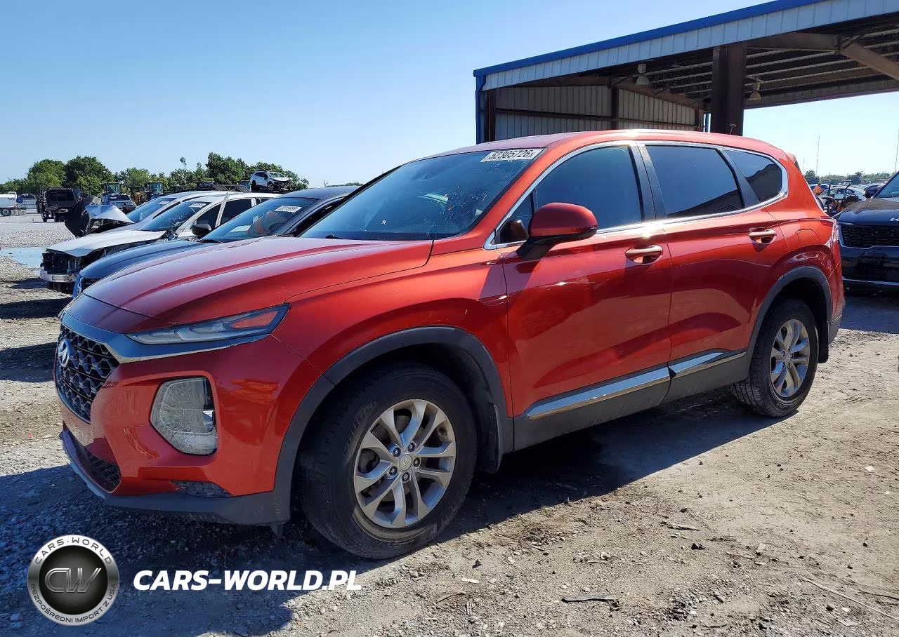 2019 Hyundai Santa Fe Se VIN:5NMS23AD8KH104664 - 1