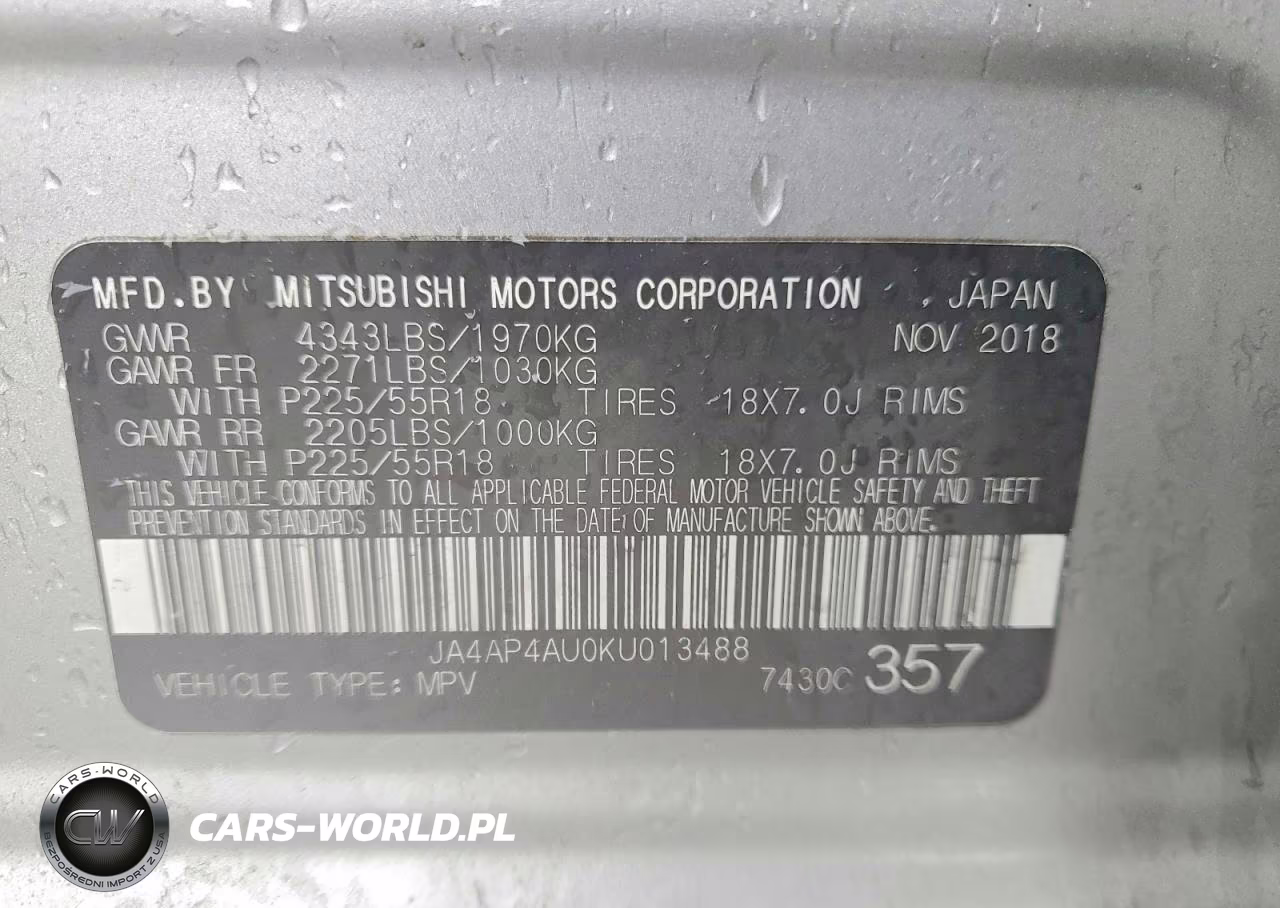 2019 Mitsubishi Outlander Sport Se VIN:JA4AP4AU0KU013488 - 14