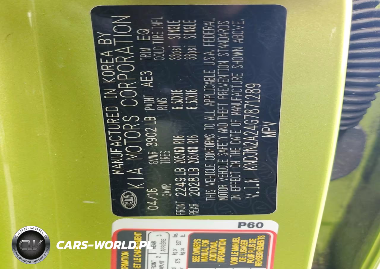 2016 Kia Soul Base VIN:KNDJN2A24G7871289 - 12