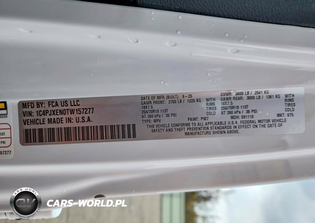 2026 Jeep Wrangler Sahara VIN:1C4PJXEN0TW157277 - 14