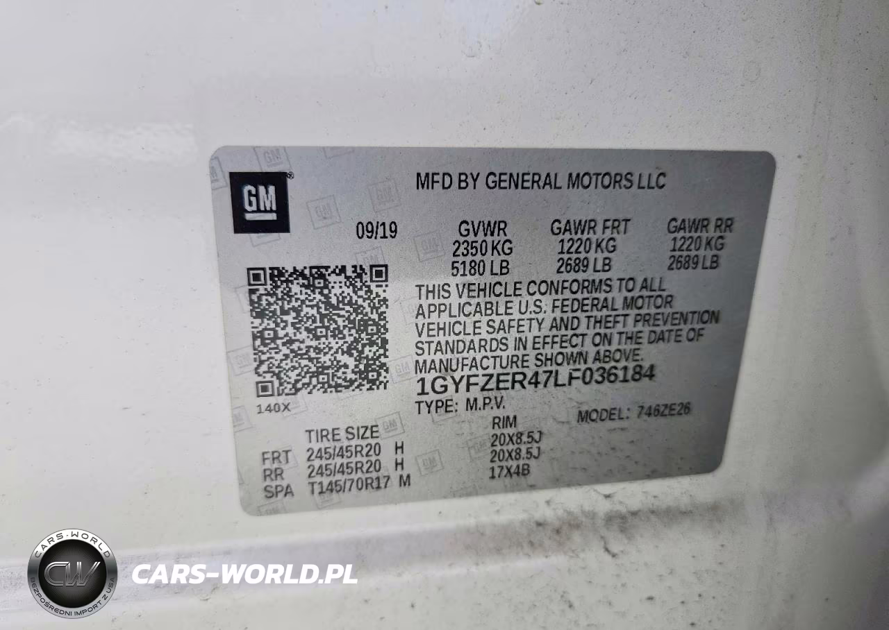 2020 Cadillac Xt4 Sport VIN:1GYFZER47LF036184 - 12