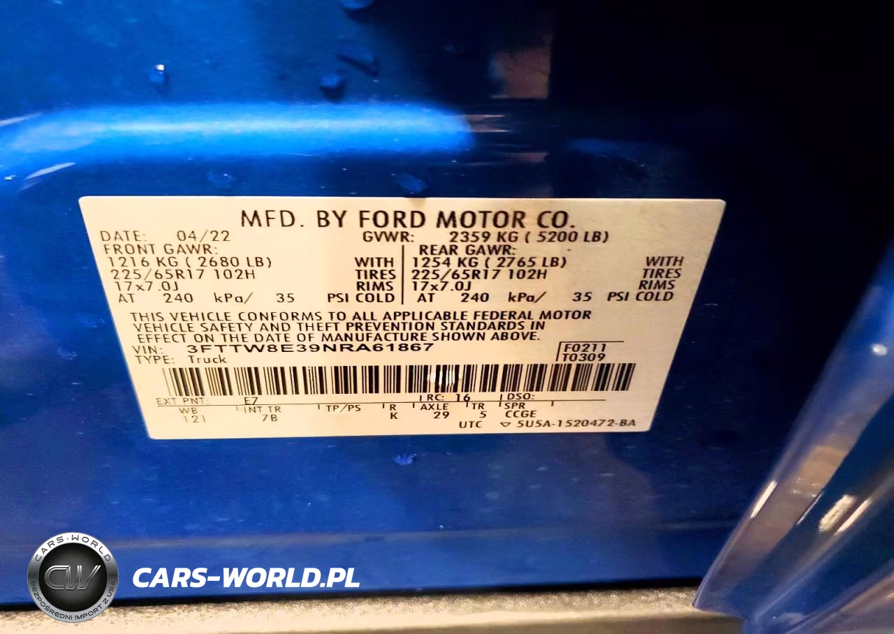 2022 Ford Maverick Xl VIN:3FTTW8E39NRA61867 - 12