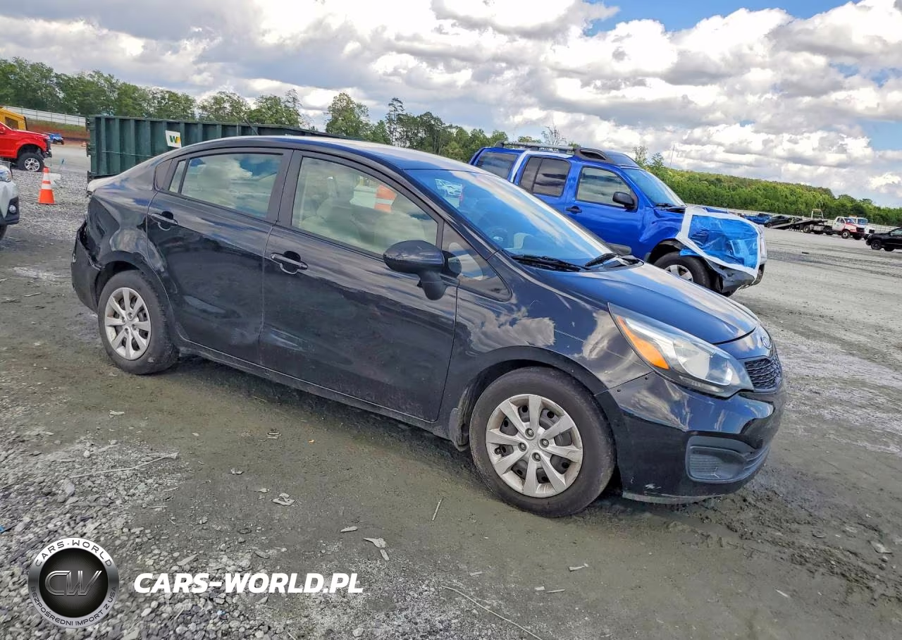2012 Kia Rio Lx VIN:KNADM4A31C6047588 - 4