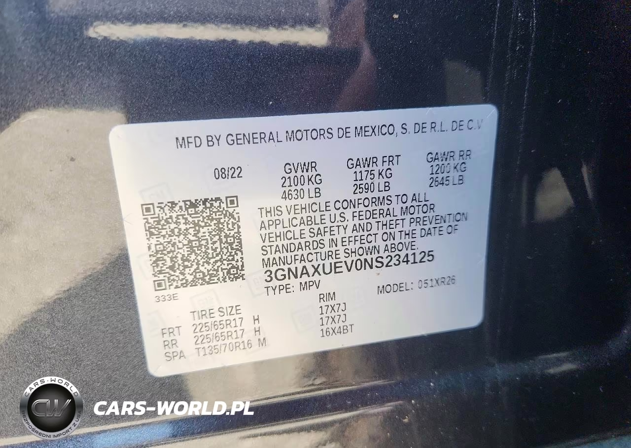 2022 Chevrolet Equinox Lt VIN:3GNAXUEV0NS234125 - 13