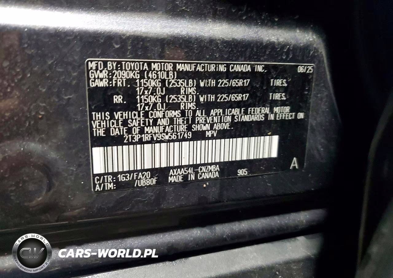 2025 Toyota Rav4 Xle VIN:2T3P1RFV9SW561749 - 14