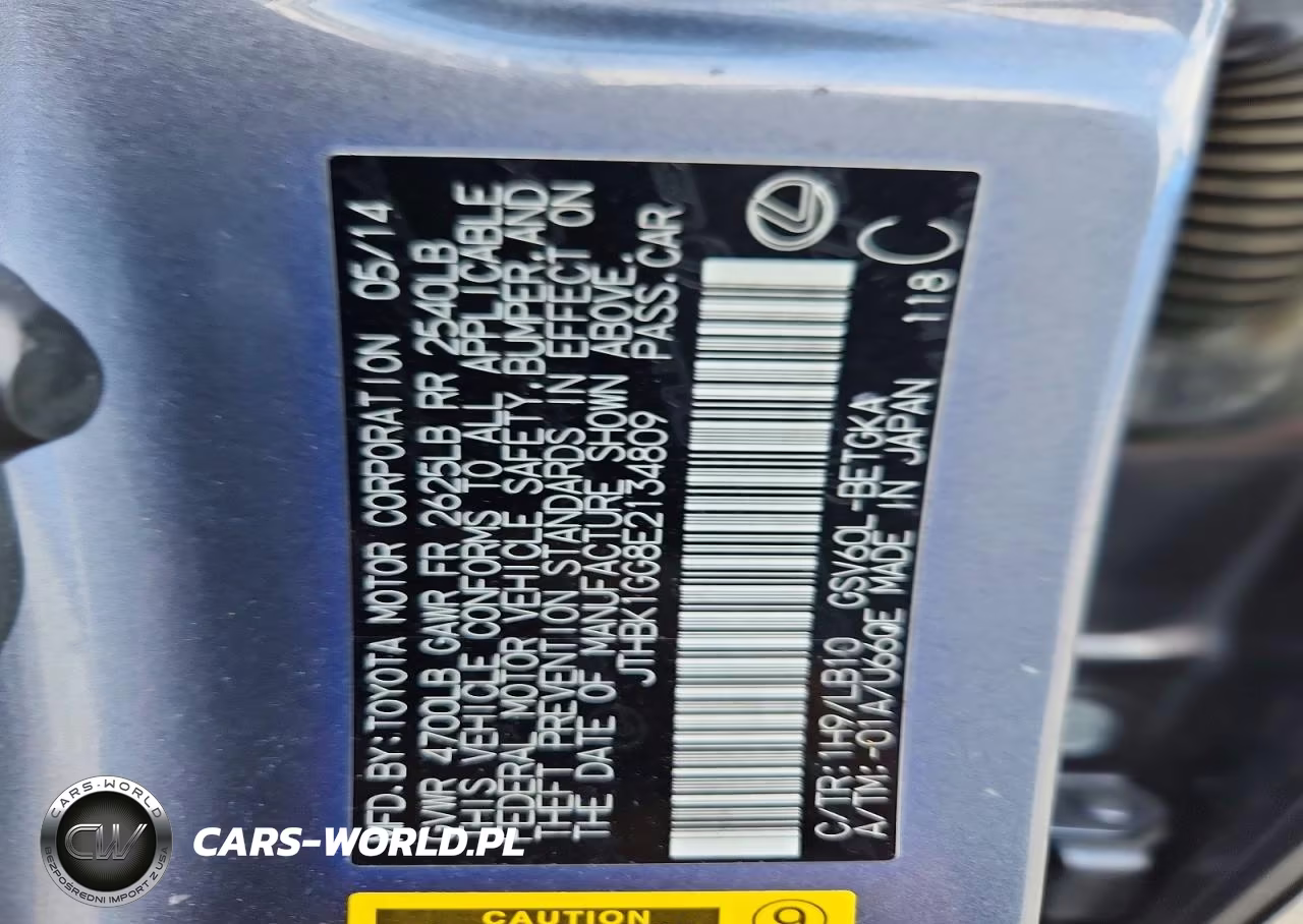 2014 Lexus Es 350 VIN:JTHBK1GG8E2134809 - 12