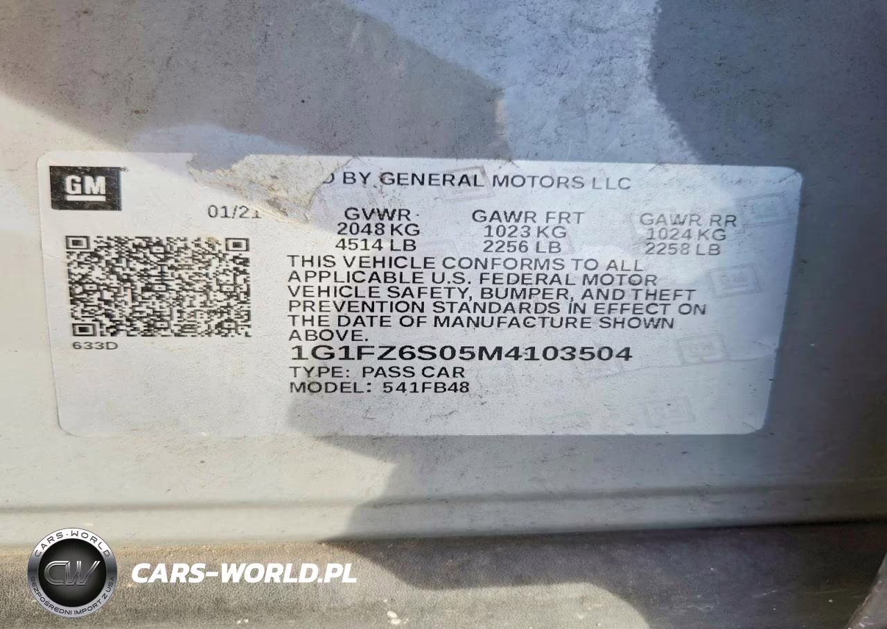 2021 Chevrolet Bolt Ev Premier VIN:1G1FZ6S05M4103504 - 12
