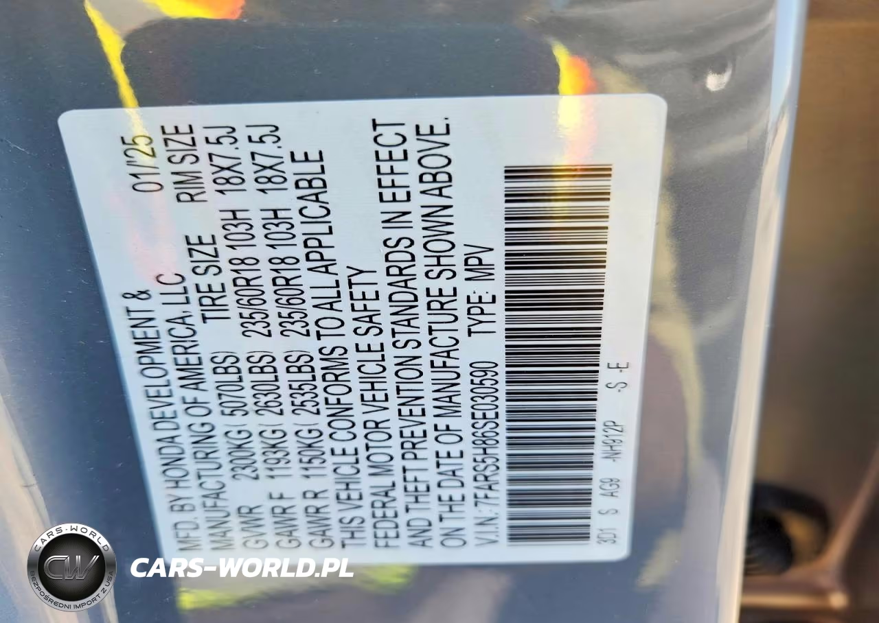 2025 Honda Cr-V Sport-L VIN:7FARS5H86SE030590 - 13