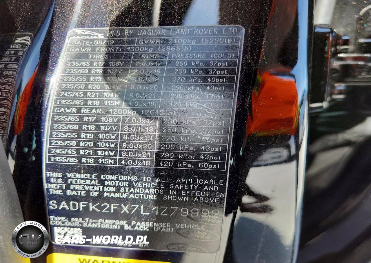 2020 Jaguar E-Pace VIN:SADFK2FX7L1Z79992 - 14
