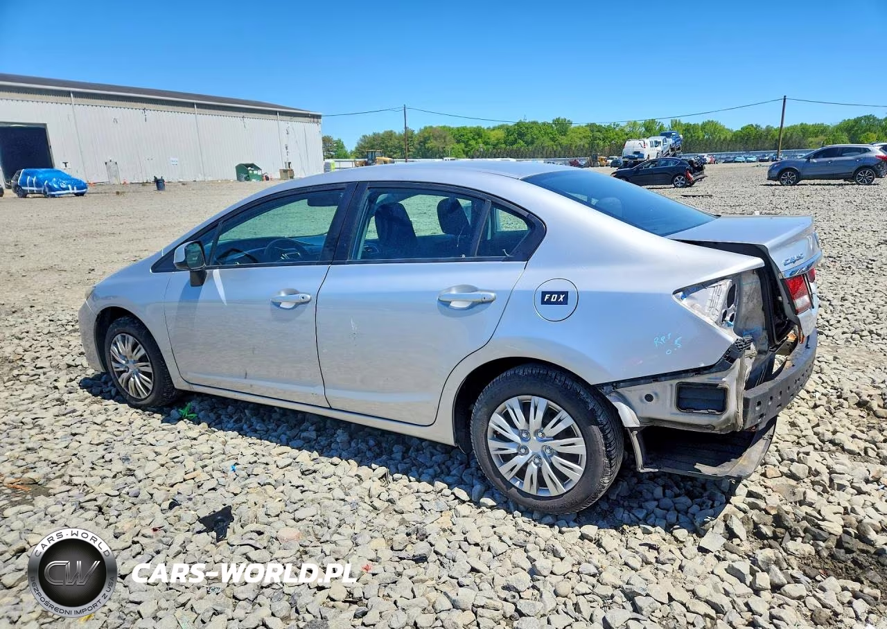2013 Honda Civic Lx VIN:2HGFB2F55DH566838 - 2