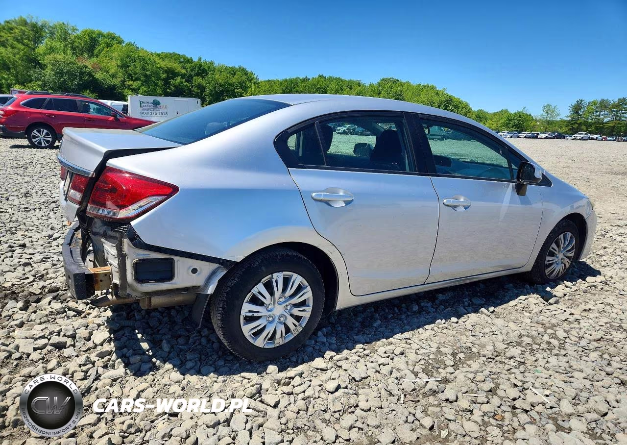 2013 Honda Civic Lx VIN:2HGFB2F55DH566838 - 3