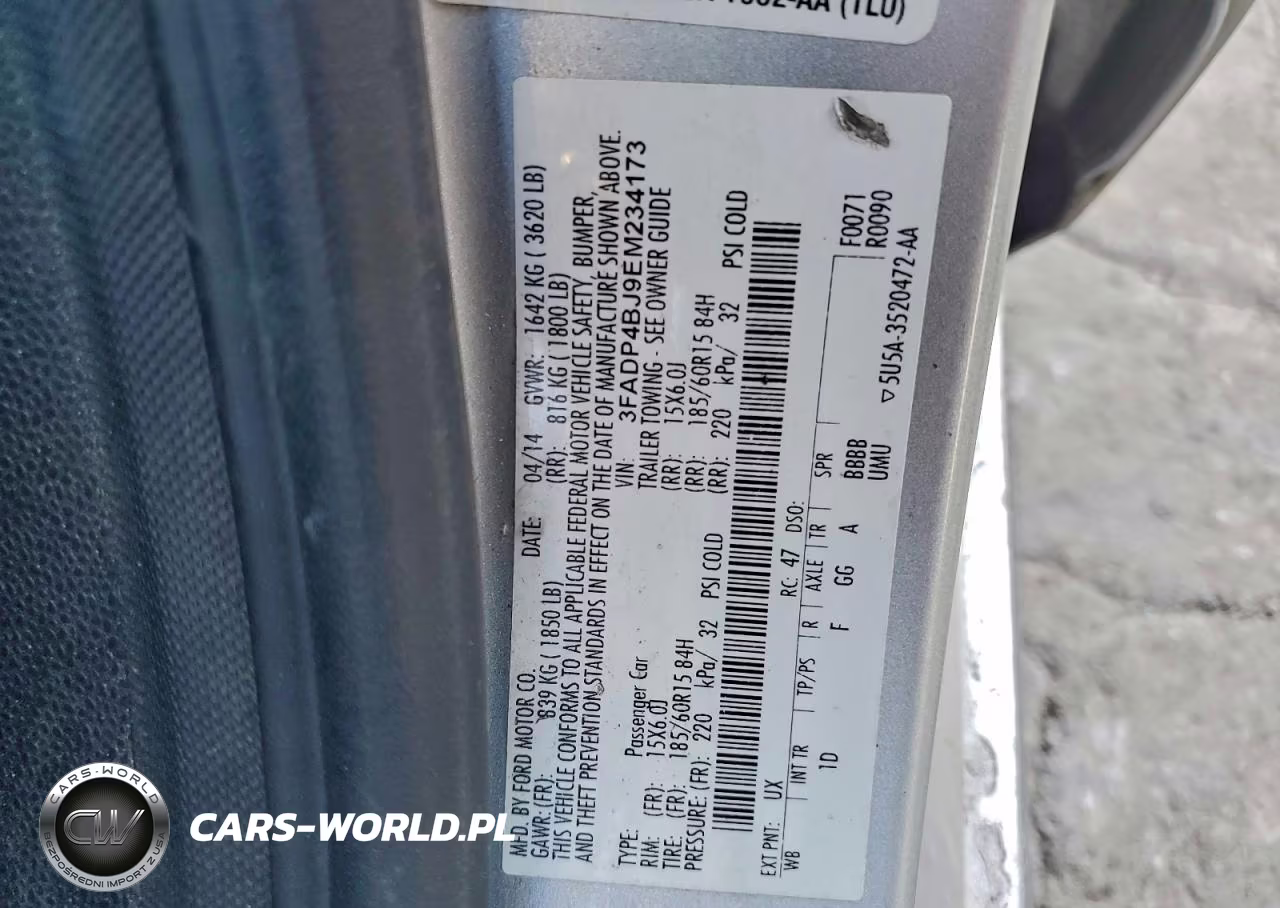 2014 Ford Fiesta Se VIN:3FADP4BJ9EM234173 - 13