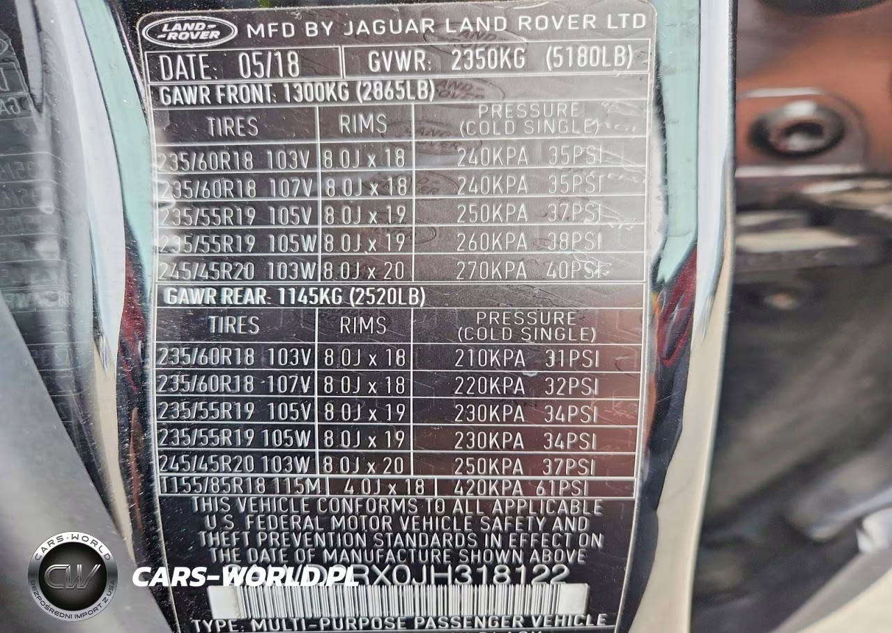 2018 Land Rover Range Rover Evoque Hse Dynamic VIN:SALVD2RX0JH318122 - 13