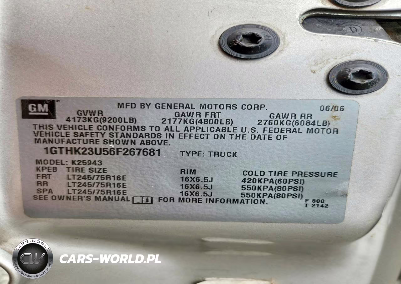 2006 GMC Sierra K2500 Heavy Duty VIN:1GTHK23U56F267681 - 12