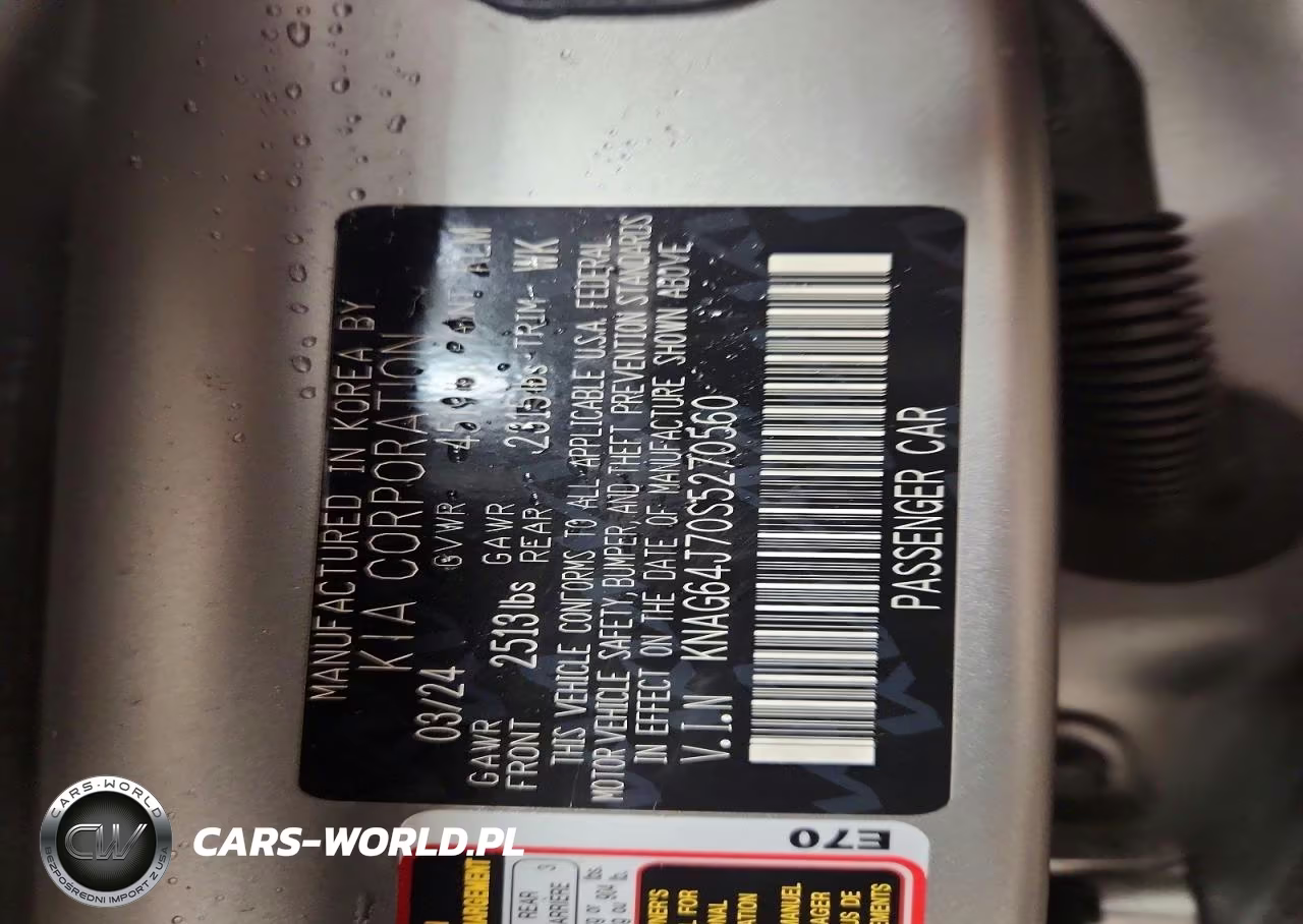 2025 Kia K5 Gt Line VIN:KNAG64J70S5270560 - 12