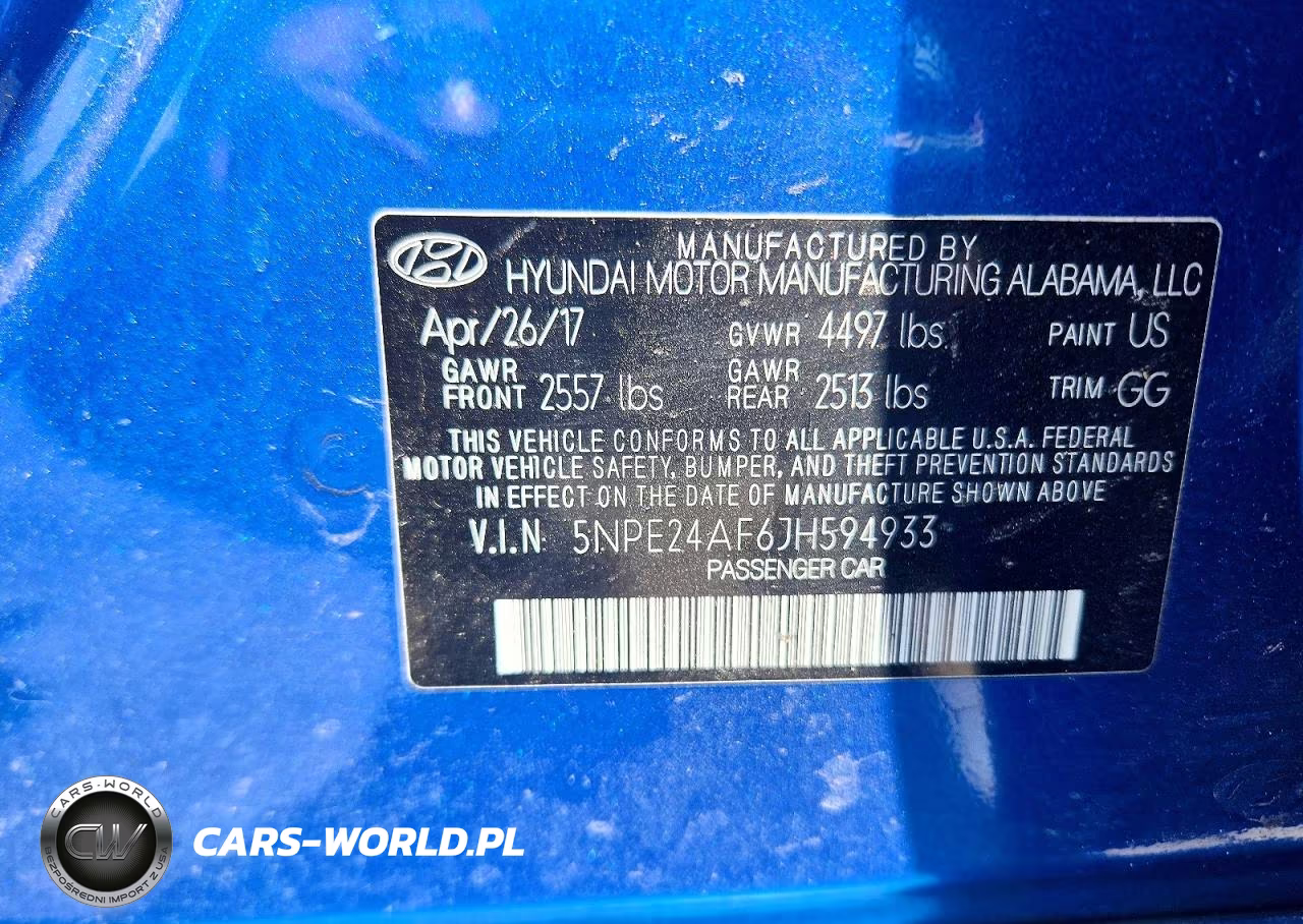 2018 Hyundai Sonata Se VIN:5NPE24AF6JH594933 - 13