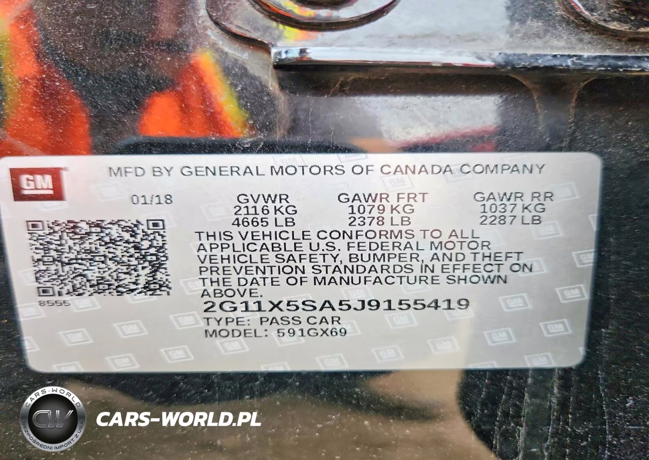 2018 Chevrolet Impala Ls VIN:2G11X5SA5J9155419 - 12