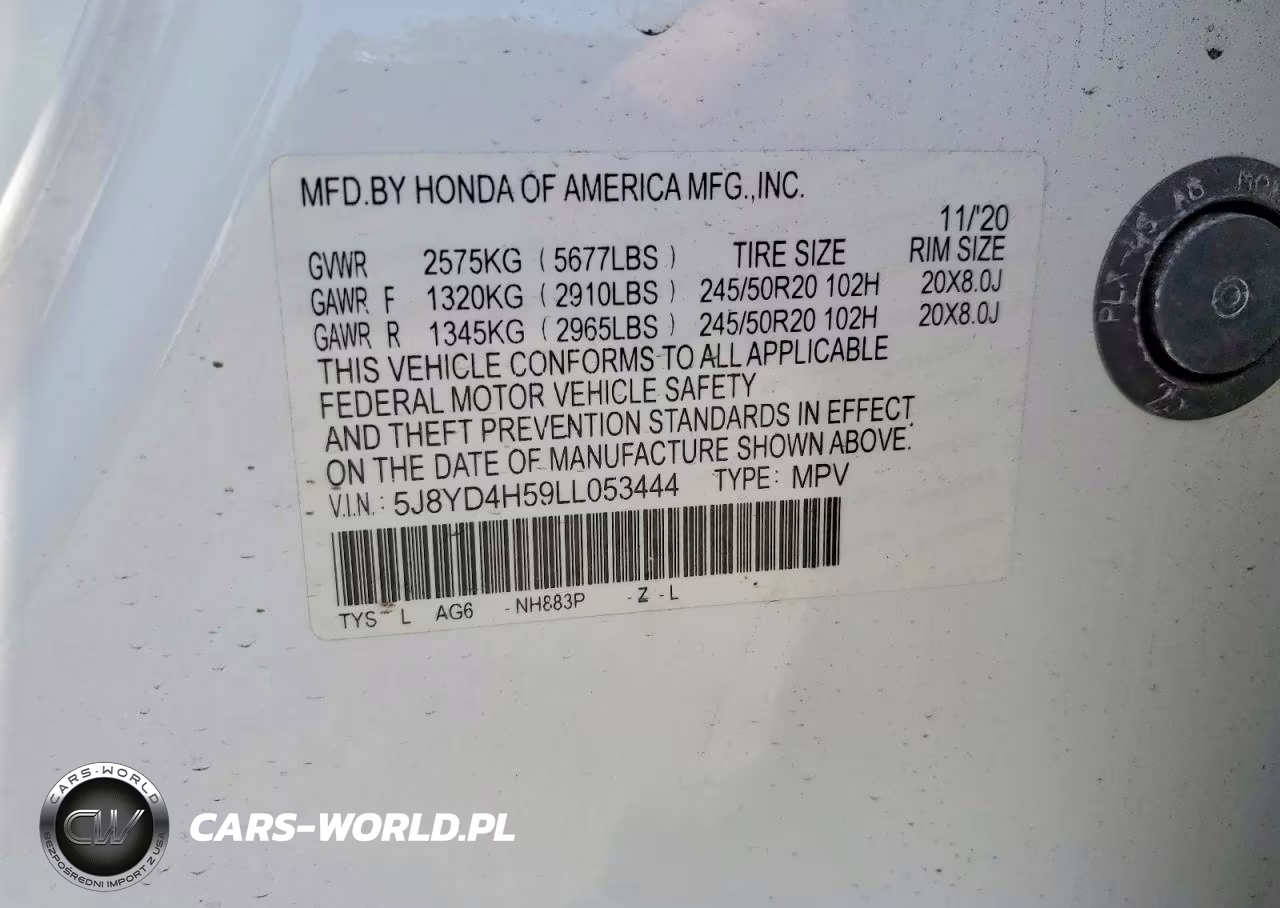 2020 Acura Mdx Technology VIN:5J8YD4H59LL053444 - 13