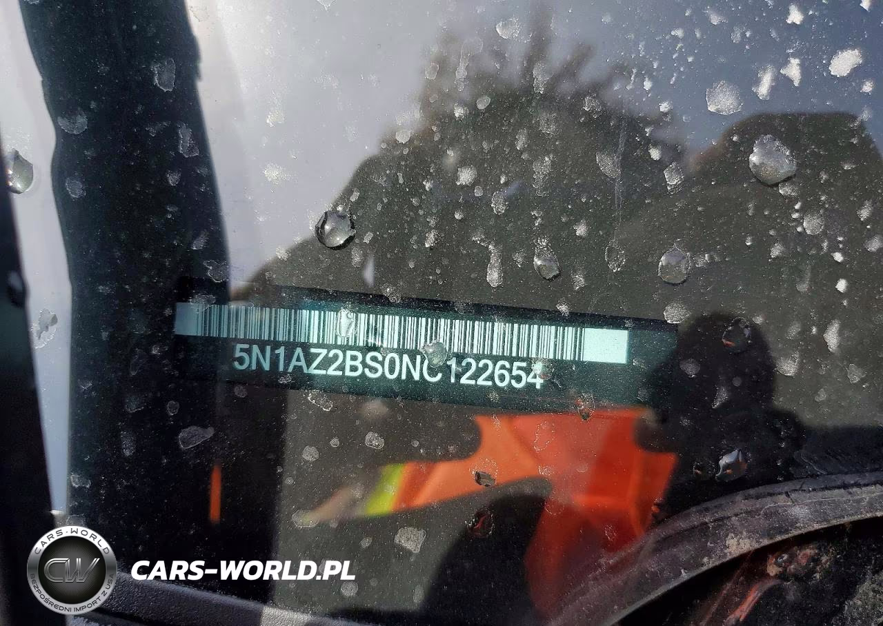 2022 Nissan Murano Sv VIN:5N1AZ2BS0NC122654 - 12