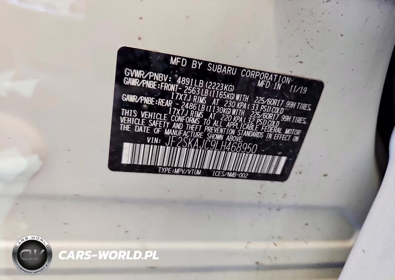 2020 Subaru Forester Premium VIN:JF2SKAJC9LH468950 - 13