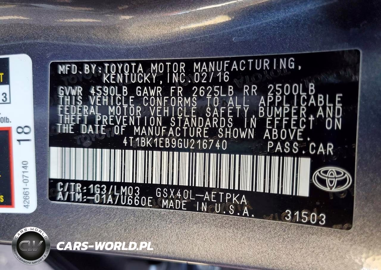 2016 Toyota Avalon Limited VIN:4T1BK1EB9GU216740 - 12