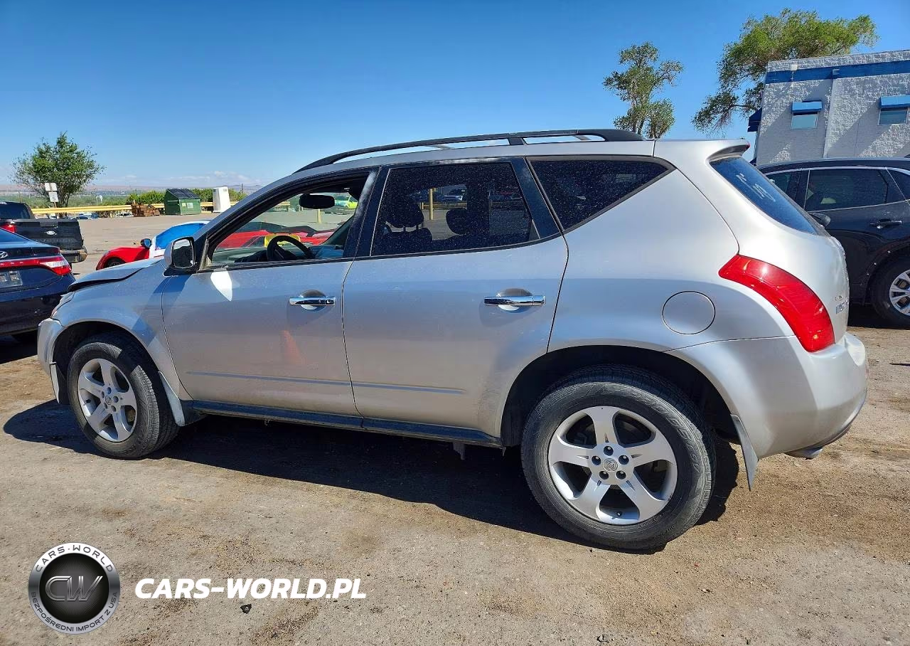 2005 Nissan Murano S VIN:JN8AZ08W85W418785 - 2