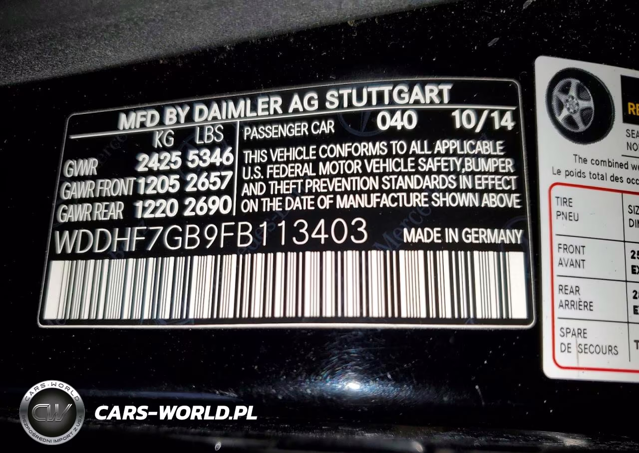 2015 Mercedes-Benz E 63 Amg-S VIN:WDDHF7GB9FB113403 - 12