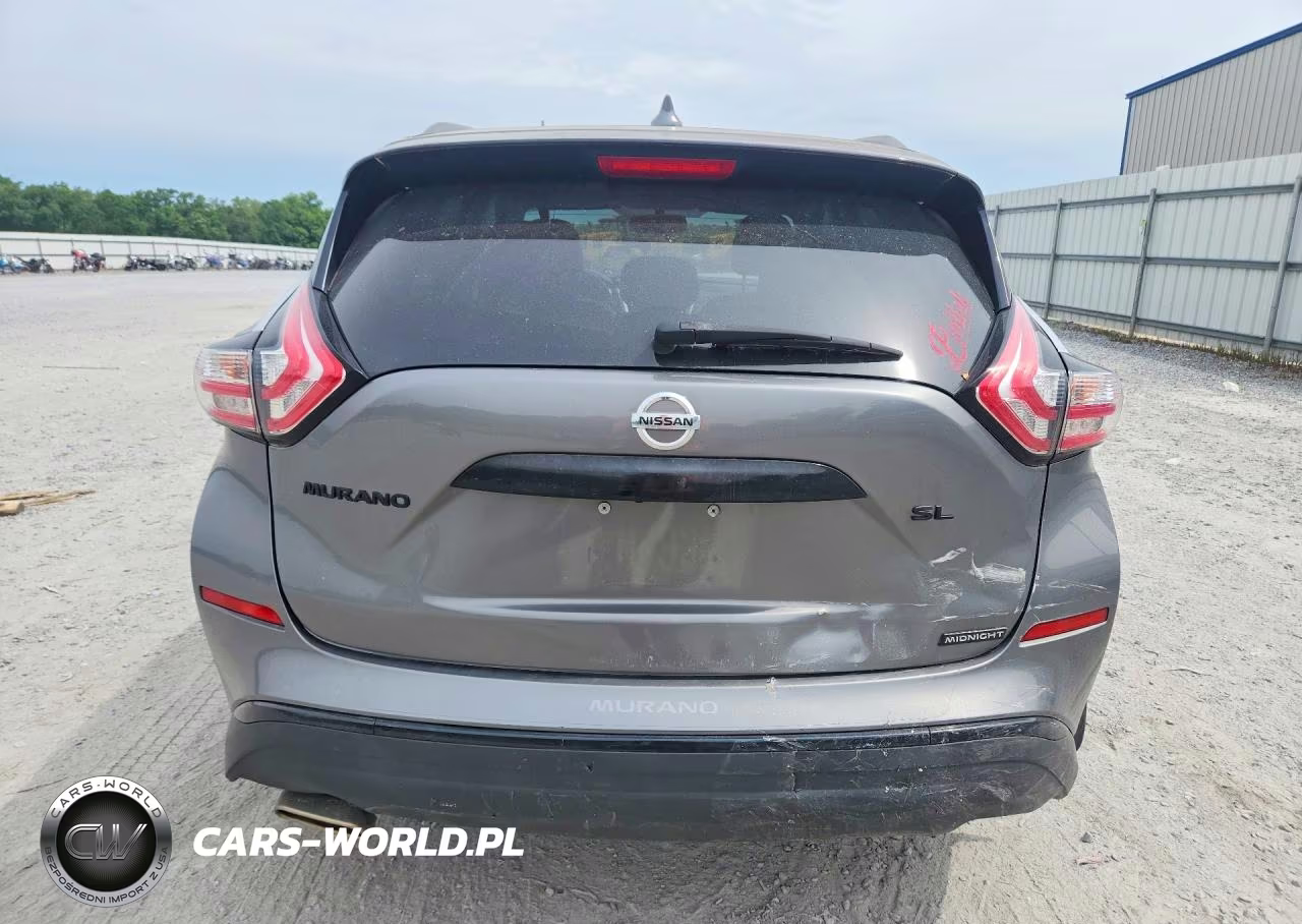2018 Nissan Murano Sl VIN:5N1AZ2MGXJN196753 - 6