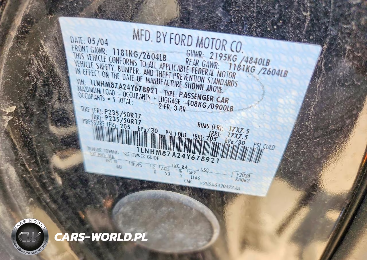 2004 Lincoln Ls VIN:1LNHM87A24Y678921 - 13