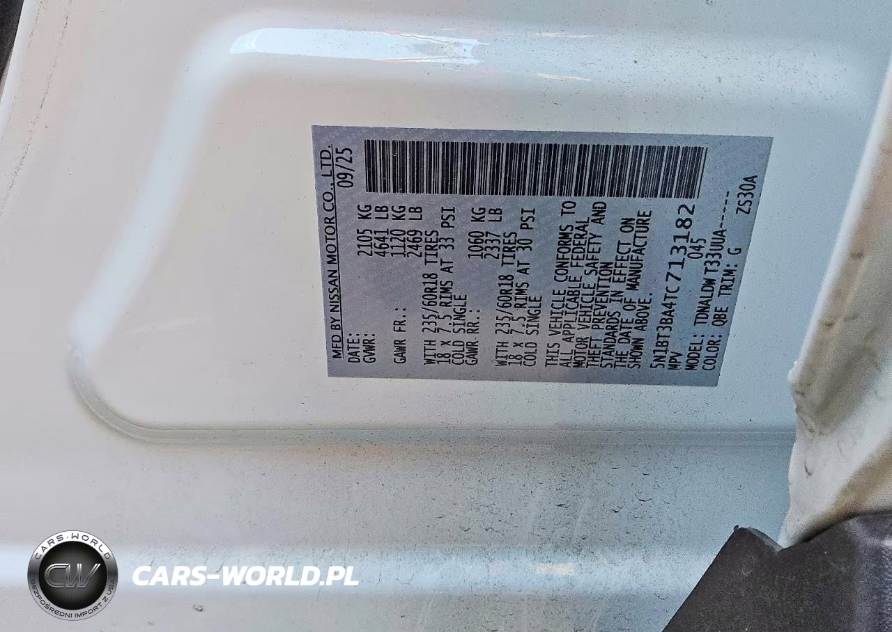 2026 Nissan Rogue Sv VIN:5N1BT3BA4TC713182 - 12