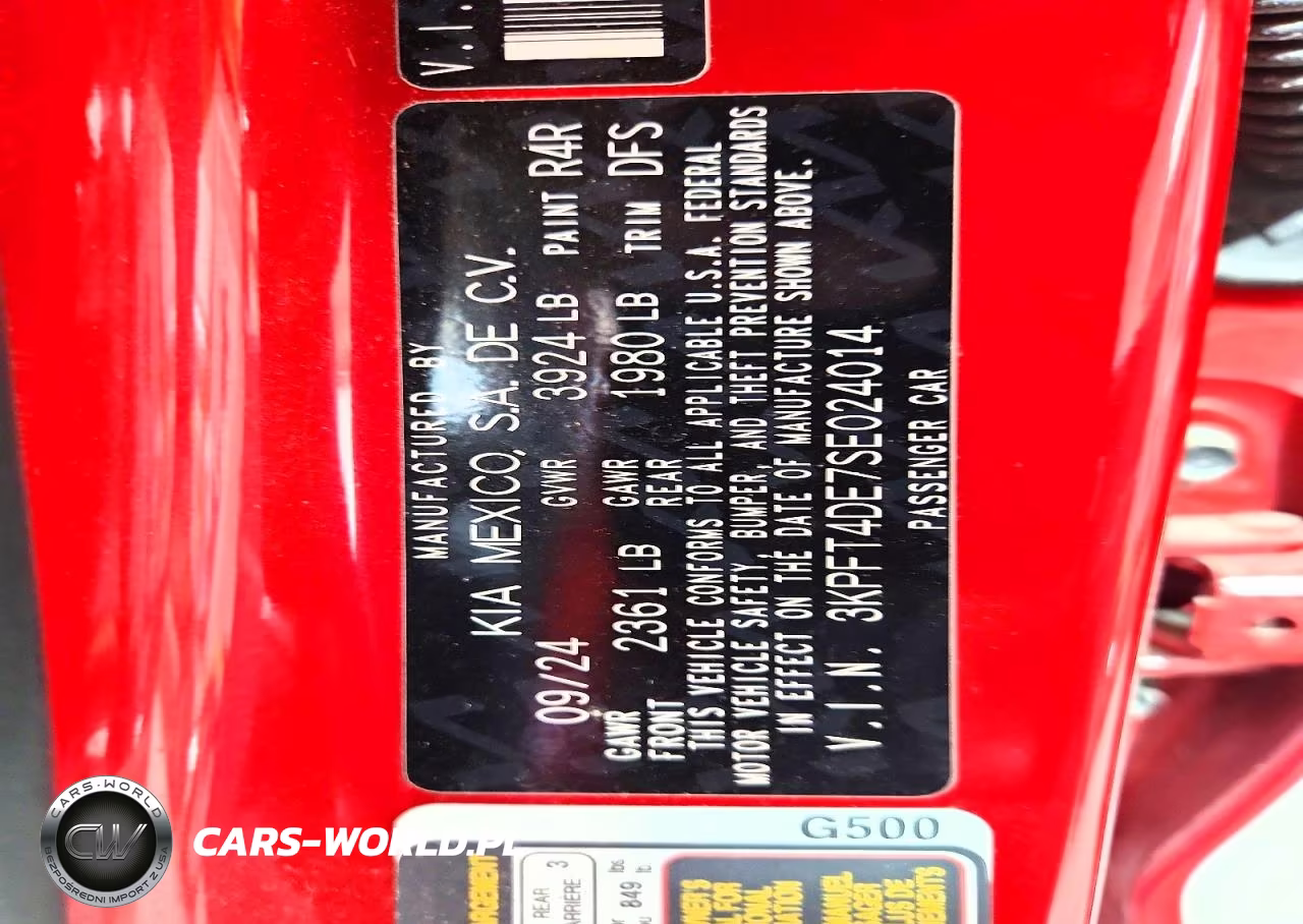 2025 Kia K4 Lxs VIN:3KPFT4DE7SE024014 - 12