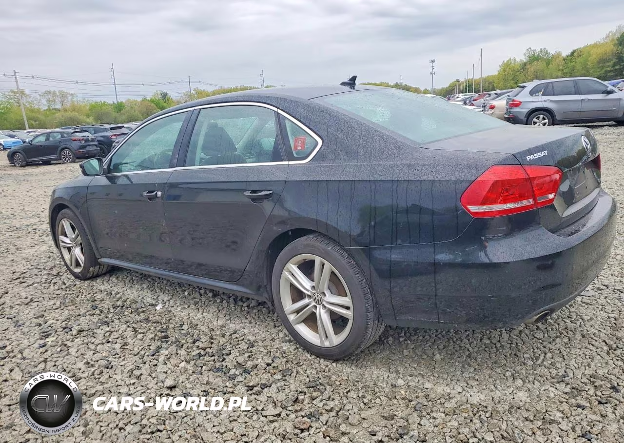 2014 Volkswagen Passat Se VIN:1VWBP7A37EC002563 - 2