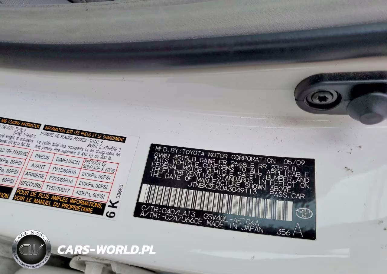 2010 Toyota Camry VIN:JTNBK3EK0A3049113 - 12