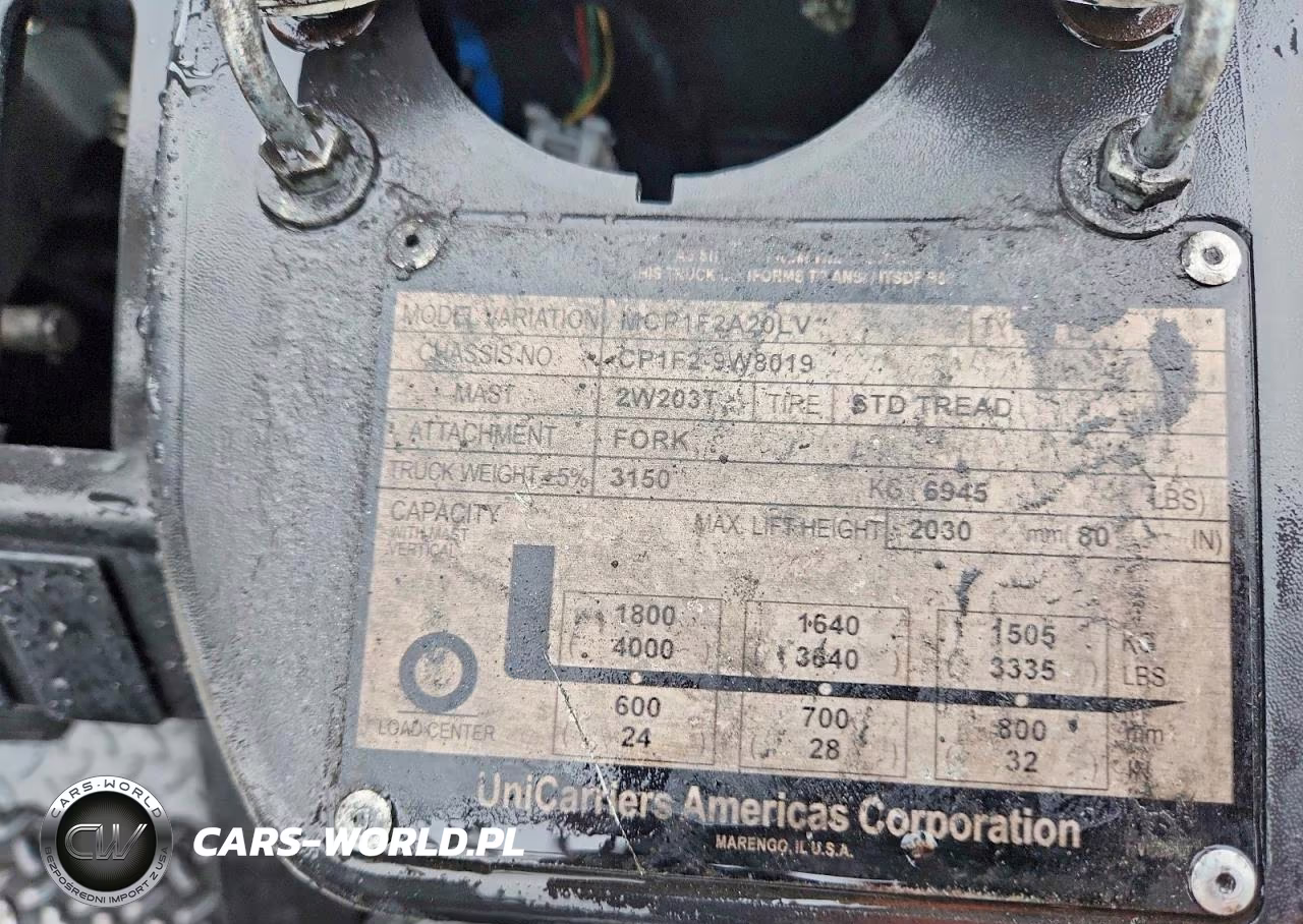 2015 Unicarriers Mcr1F2A20Lv Forklift VIN:CP1F29W8019 - 10