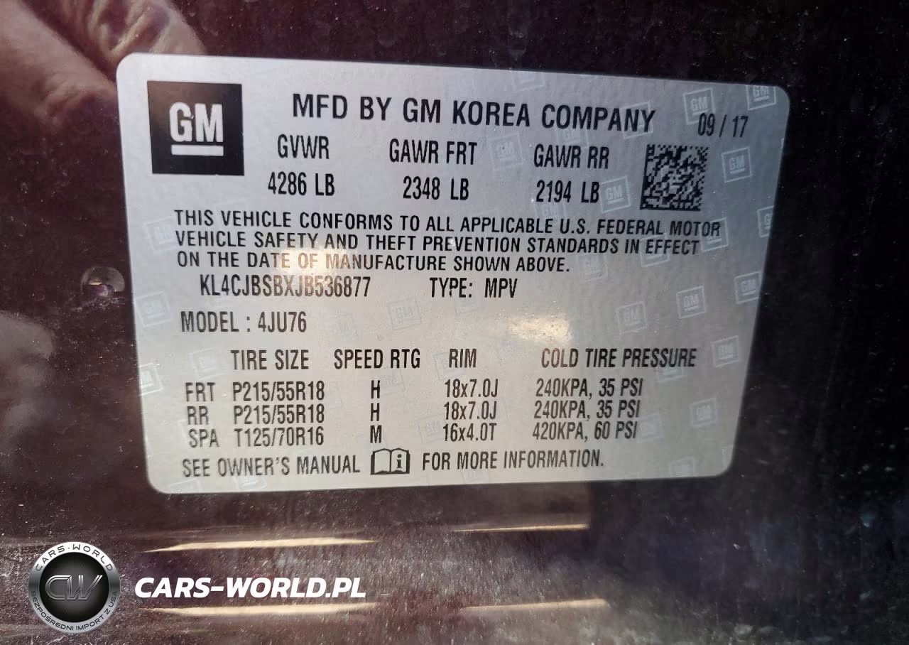 2018 Buick Encore Preferred Ii VIN:KL4CJBSBXJB536877 - 13