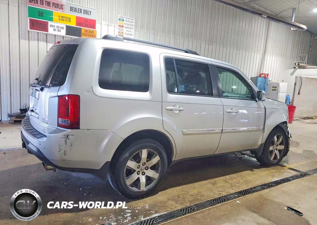 2013 Honda Pilot Touring VIN:5FNYF4H93DB056274 - 3