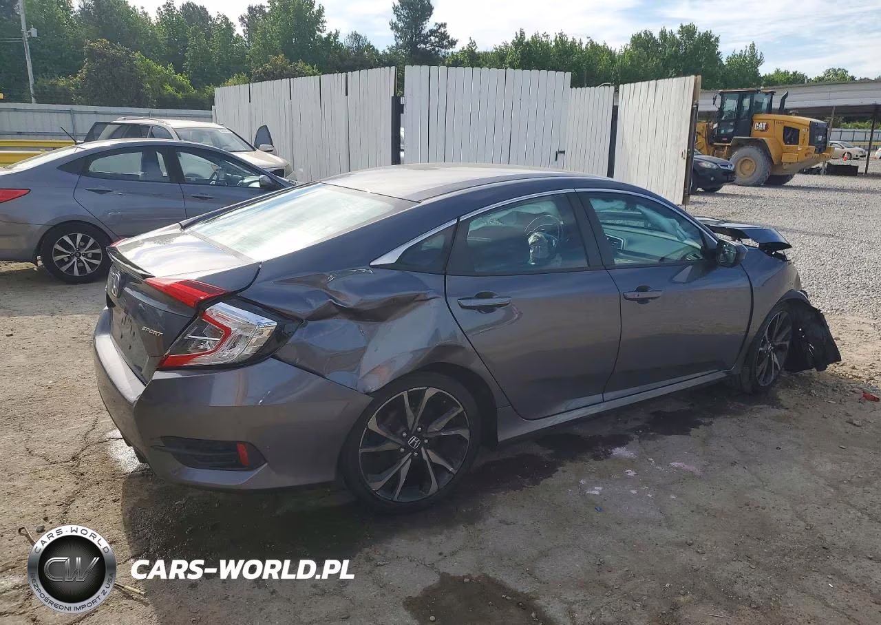 2019 Honda Civic Sport VIN:2HGFC2F84KH592089 - 3
