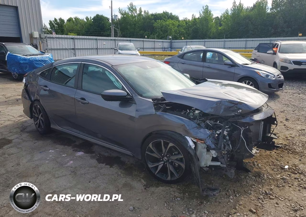 2019 Honda Civic Sport VIN:2HGFC2F84KH592089 - 4